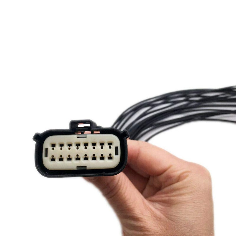 LIZAPUS موصل مصباح أمامي قابس Pigtail متوافق مع جيب 2014-18 جراند شيروكي زينون HID SRT LED جديد - Image 3
